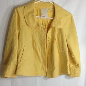 Hinge Yellow Jacket top Size Small